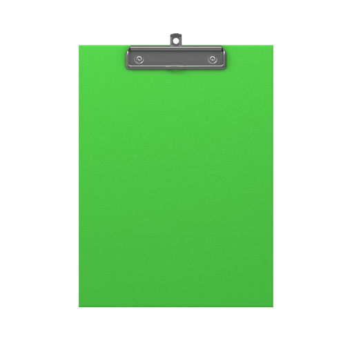 Picture of CLIPBOARD A4 SINGLE NEON GREEN